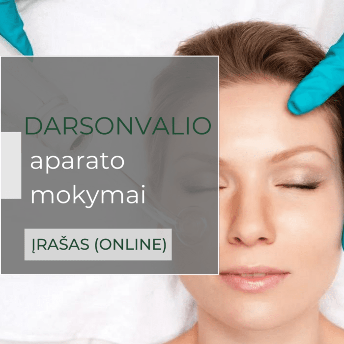 Darsonvalio aparato mokymai