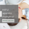 HIFU aparato mokymai