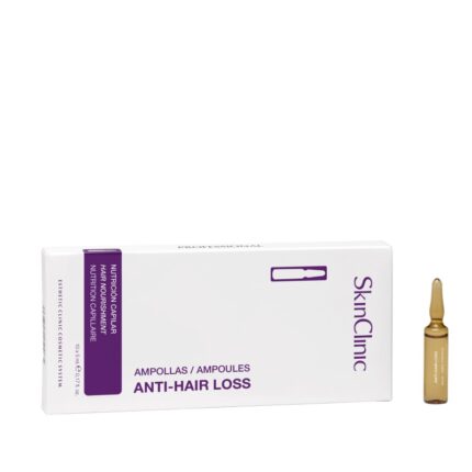 SkinClinic ampulės, skirtos plaukų slinkimo prevencijai ir priežiūrai ANTI-HAIR LOSS AMPOULES, 5 ml., 10 vnt.