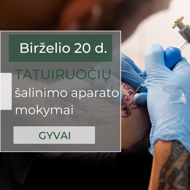 Tatuiruočių šalinimo mokymai