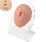 Bambos muliažas su stovu, auskarų vėrimo praktikai atilikti