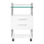 Kosmetologinis vežimėlis 6052, baltas - Image 3