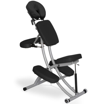Masažo kėdė Prestige-Reh K015 su pneumatiniu keltuvu, juoda