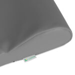 Pusiau apvalus kaklo pagalvėlės volelis k722, pilkos spalvos - Image 3