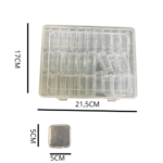 Organizacinė plastikinė dėžė su 30 dėžučių - Image 2
