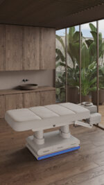 Profesionalus procedūrų stalas SPA, masažo ir grožio centrams, 4 variklių su šildymu ir LED - Image 4
