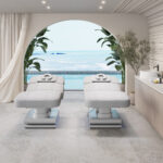 Profesionalus procedūrų stalas SPA, masažo ir grožio centrams, 4 variklių su šildymu ir LED - Image 3