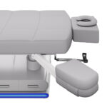 Profesionalus procedūrų stalas SPA, masažo ir grožio centrams, 4 variklių su šildymu ir LED - Image 10