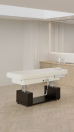 Profesionalus procedūrų stalas SPA, masažo ir grožio centrams, 3 variklių su šildymu - Image 3