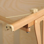 Sulankstomas medinis masažo stalas Gallo Plus Light Wood 76 Vinyl Flex K033, smėlio spalvos - Image 10