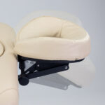 Sulankstomas medinis masažo stalas Panda 70 Comfort Face Hole Vinyl Flex K033, smėlio spalvos - Image 6