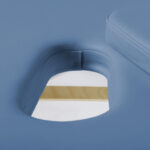 Sulankstomas medinis masažo stalas eSpirit 70 Soft Touch K651, mėlynos spalvos - Image 9