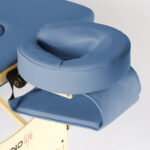 Sulankstomas medinis masažo stalas eSpirit 70 Soft Touch K651, mėlynos spalvos - Image 12