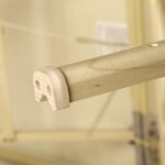 Sulankstomas medinis masažo stalas eSpirit 70 Soft Touch K651, mėlynos spalvos - Image 13