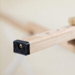 Sulankstomas medinis masažo stalas Sofia Comfy Base K533, smėlio spalvos - Image 6