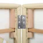 Sulankstomas medinis masažo stalas Sonia Comfy Base K533, smėlio spalvos - Image 9