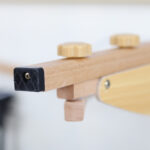 Sulankstomas medinis masažo stalas Sonia Comfy Base K533, smėlio spalvos - Image 11