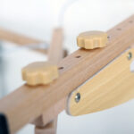 Sulankstomas medinis masažo stalas Sonia Comfy Base K533, smėlio spalvos - Image 12