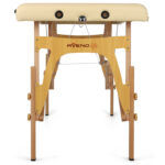 Sulankstomas medinis masažo stalas Sonia Comfy Base K533, smėlio spalvos - Image 3