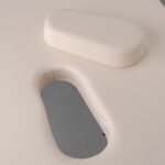 Sulankstomas masažo stalas Aura Matt Touch K101, smėlio spalvos - Image 4