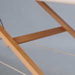 Sulankstomas masažo stalas Aura Matt Touch K101, smėlio spalvos - Image 11