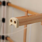 Sulankstomas masažo stalas Aura Matt Touch K102, tamsiai mėlynos spalvos - Image 9