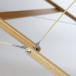 Sulankstomas masažo stalas Light Wood 102 Comfort Face Hole Vinyl Flex K033, smėlio spalvos - Image 7