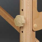 Sulankstomas medinis masažo stalas Panda Plus Light Wood 70 Vinyl Flex K022, žalios spalvos - Image 7