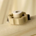 Sulankstomas masažo stalas eSpirit 60 Soft Touch K607, smėlio spalvos - Image 4