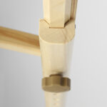 Sulankstomas masažo stalas eSpirit 70 Soft Touch K607, smėlio spalvos - Image 5