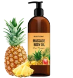 Beautiona Tropic Pineapple, tropinių ananasų kvapo masažo aliejus, 500 ml