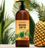 Beautiona Tropic Pineapple, tropinių ananasų kvapo masažo aliejus, 500 ml - Image 3