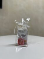 Dovanėlė klientui: mėginukas + lūpų balzamas + širdelės pakabukas