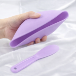 Dubenėlis (su gradacija) ir mentelė (rinkinys) alginato kaukėms maišyti - Image 2