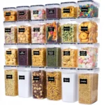 Maisto laikymo indai su hermetiniais dangčiais 4 vnt. rinkinys - Image 3