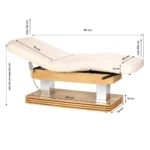 Sillon Comfort SPA, procedūrinis gultas, kreminės spalvos - Image 5