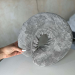 Masažo stalo galvos atramos užvalkalas, baltos spalvos - Image 3