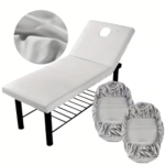 Kosmetologinės lovos užtiesalas,  pilkos spalvos, 1 vnt