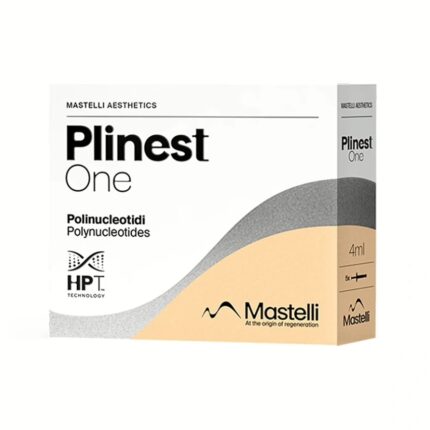 Mastelli Plinest One, odos boosteris su polinukleotidais elastingumui didinti ir intensyviam drėkinimui, 5 × 4 ml.