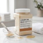 MOYYAM Luxury 24K Gold Jelly Mask, drėkinamoji veido kaukė su 24K auksu, 650 g. - Image 3