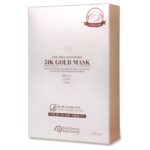 GOLD ENERGY SNAIL SYNERGY 24K GOLD, lakštinės veido kaukės, 10 vnt.