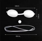 Apsauginiai kliento akiniai, baltos spalvos - Image 2